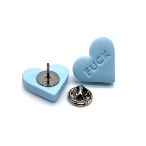 Pin „FUCK“ inkl. Naturkarton Schmucketui