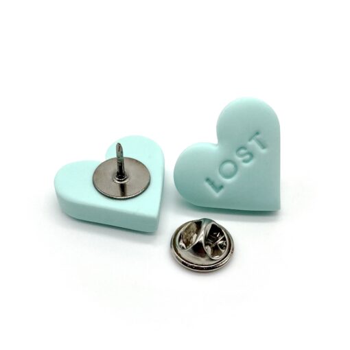 Pin „LOST“ inkl. Macaron Schmucketui – Bild 2