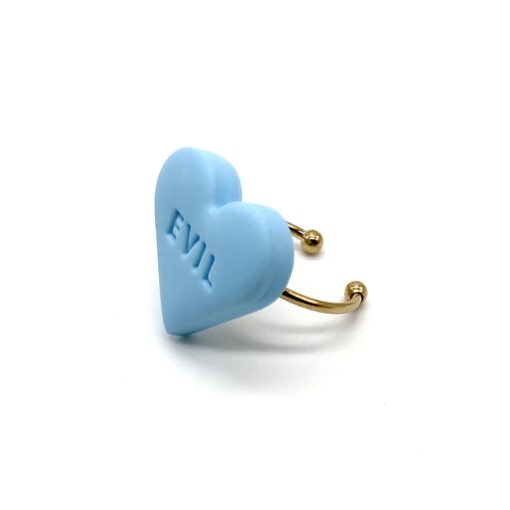 Ring „EVIL“ inkl. Schwan Schmucketui – Bild 2