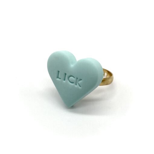 Ring „LICK“ inkl. Eistüte Schmucketui – Bild 2
