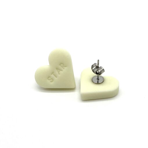Ohrstecker „LUCKY - STAR“ inkl. Naturkarton Schmucketui – Bild 3