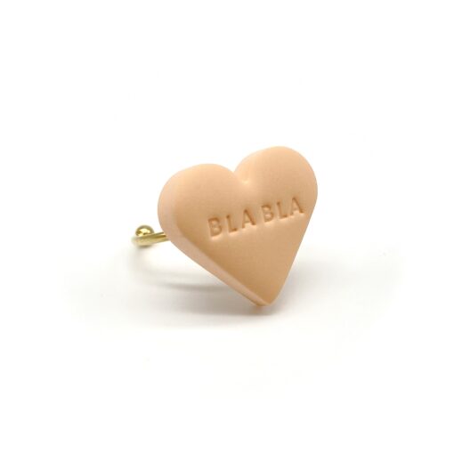 Ring „BLA BLA“ inkl. Naturkarton Schmucketui