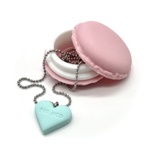 Halskette „FIX NED“ inkl. Macaron Schmucketui