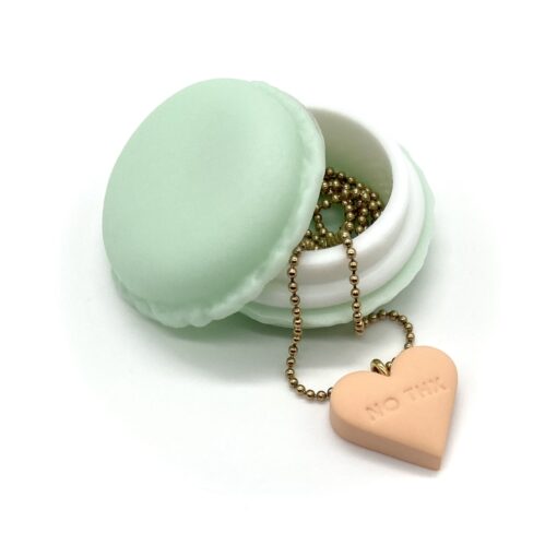 Halskette „NO THX“ inkl. Macaron Schmucketui