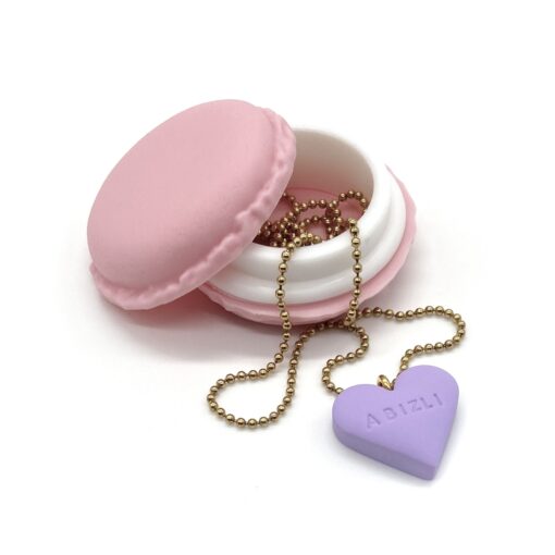 Halskette „A BIZLI“ inkl. Macaron Schmucketui