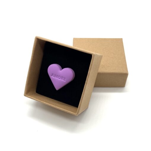 Ring „AMORE“ inkl. Naturkarton Schmucketui – Bild 2