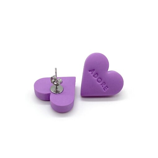 Ohrstecker „ADORE“ inkl. Naturkarton Schmucketui – Bild 2