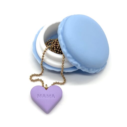 Halskette "MAMA“ inkl. Macaron Schmucketui