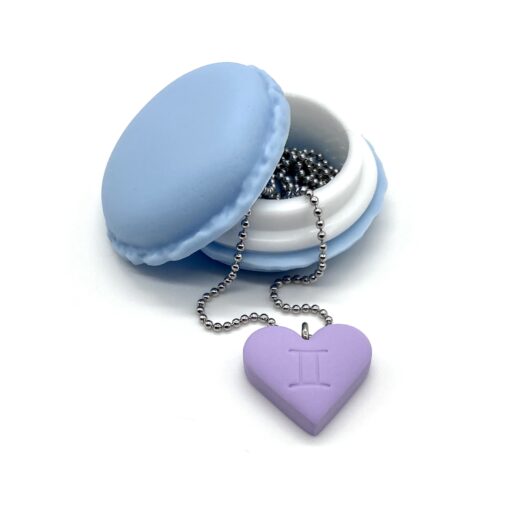Halskette "ZWILLING“ inkl. Macaron Schmucketui