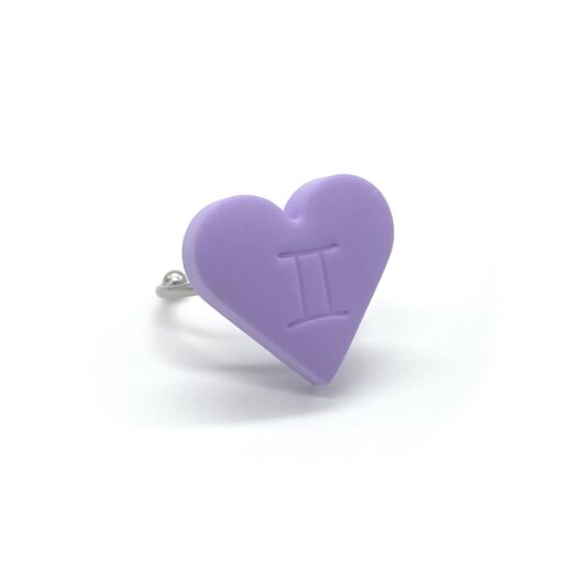 Ring „ZWILLING“ inkl. Naturkarton Schmucketui